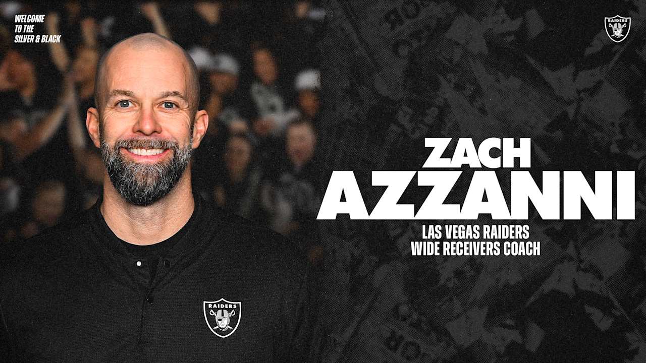 Raiders name Zach Azzanni Wide Receivers Coach