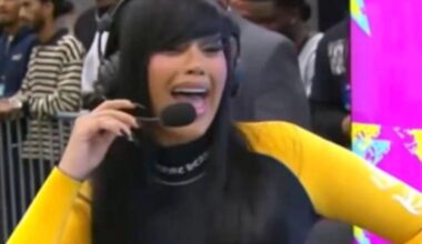 Cardi B's Super Bowl leadup includes drunk announcing and robot lap dance