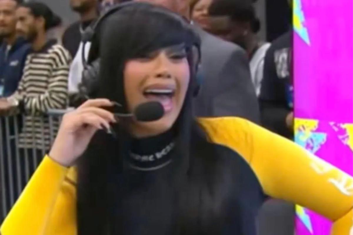 Cardi B's Super Bowl leadup includes drunk announcing and robot lap dance