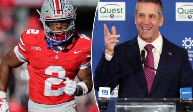 Giants' John Harbaugh has high praise for Ohio State safety