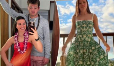 Drake Maye and wife Ann Michael are getting over Super Bowl loss on vacation