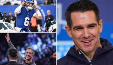 Jaxson Dart, John Harbaugh change Giants outlook in one year