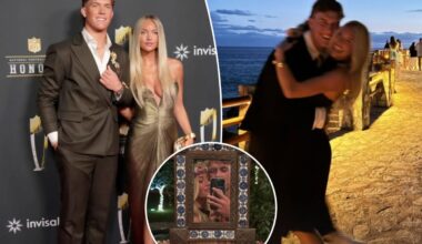 Jaxson Dart celebrates Valentine's Day with Marissa Ayers