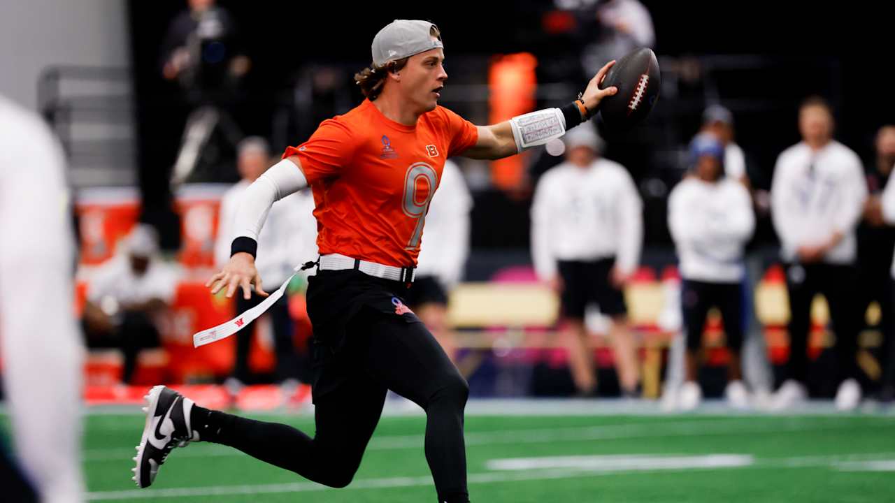 Joe Burrow Runs And Guns To Fun While Ja'Marr Chase's Pick-Six Astounds Pro Bowl At Bengals Night Out