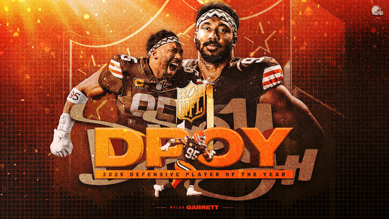 Myles Garrett earns AP 2025 Defensive Player of the Year