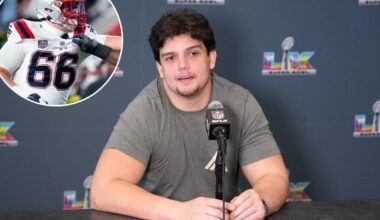 Will Campbell ducks media after Patriots awful Super Bowl 2026