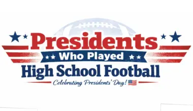 Seven U.S. Presidents who played high school football