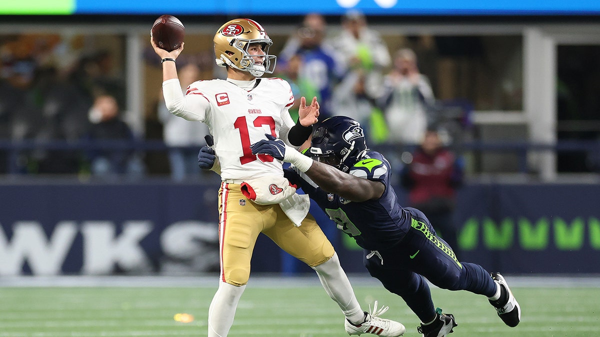 Brock Purdy against Seahawks