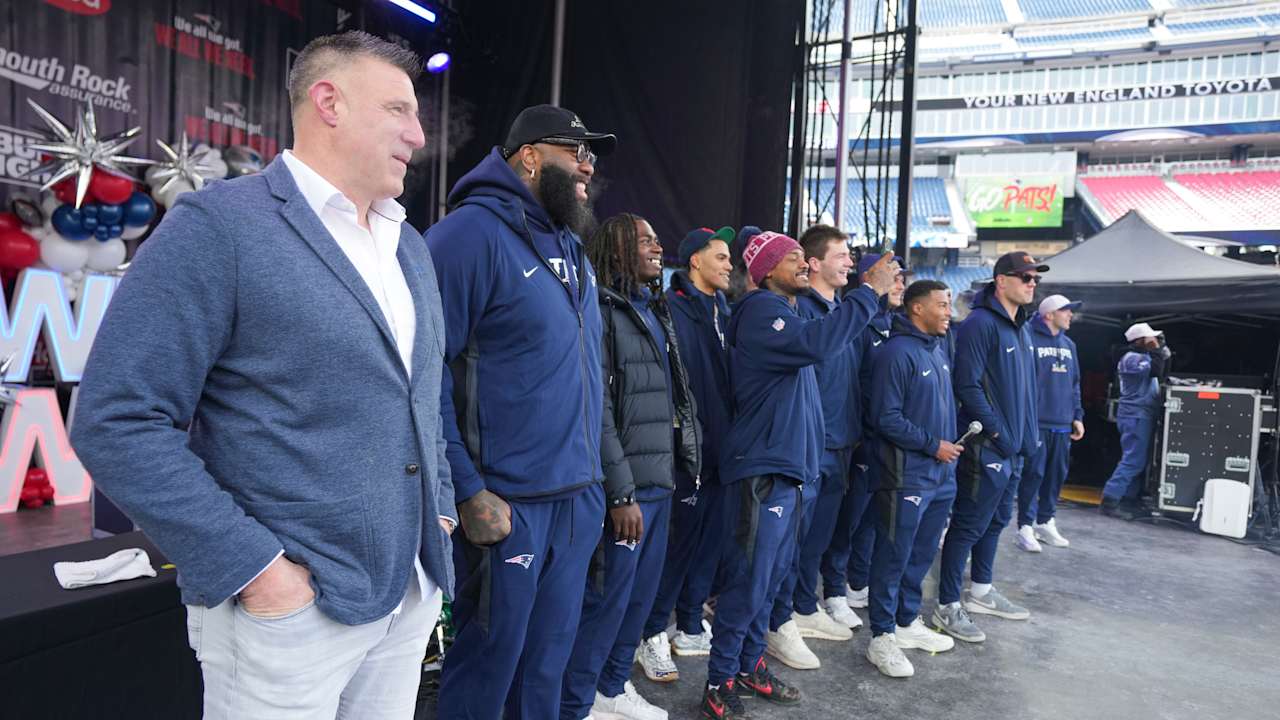 New England Patriots Super Bowl LX Send-Off Rally