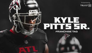Falcons place franchise tag on Kyle Pitts Sr.