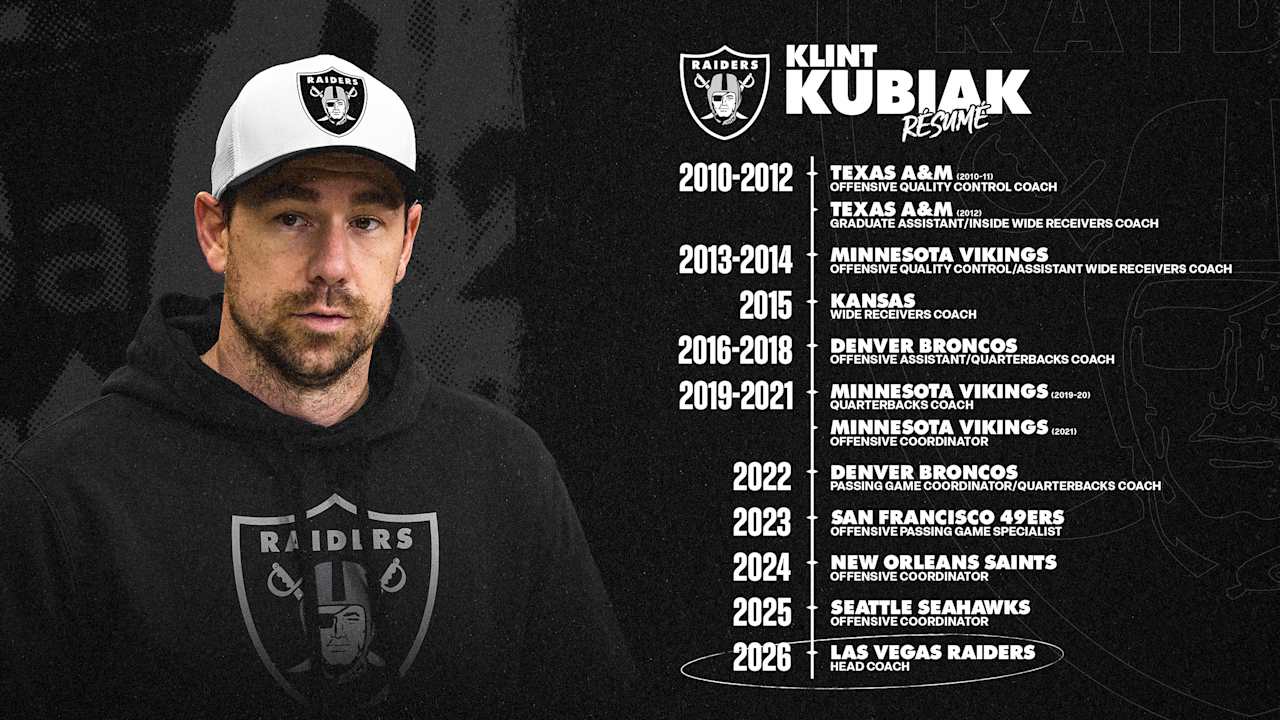 Klint Kubiak's journey to Las Vegas
