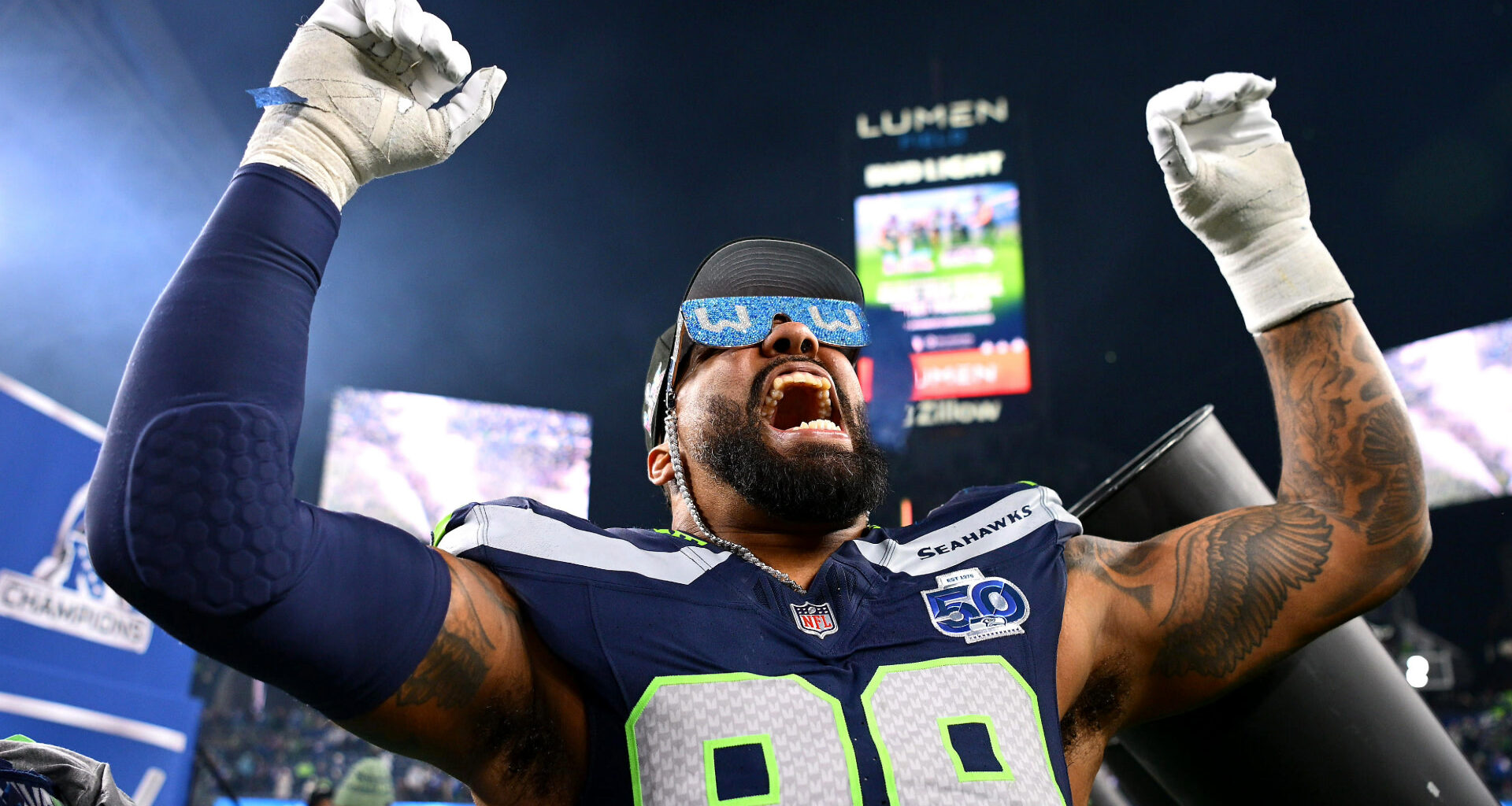 Seattle Seahawks Star Leonard Williams' Wife is Pregnant & the Super Bowl is Her Last Travel Week