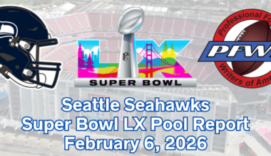 Seahawks PFWA Super Bowl LX Pool Report - Feb. 6, 2026