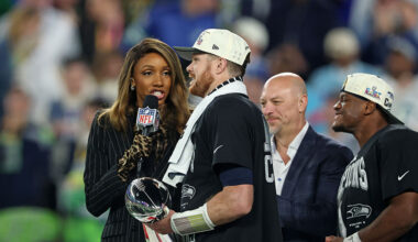 Seattle Seahawks Sam Darnold Super Bowl...