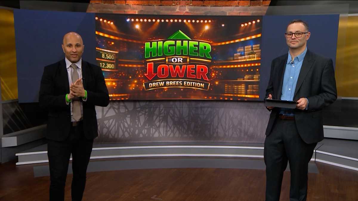 Jeff Asher tests our Drew Brees knowledge with a fun game of higher or lower