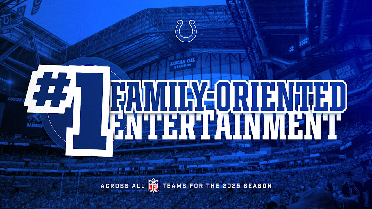 Colts' gameday experience earns top rankings in NFL survey, including No.1 in family-oriented entertainment