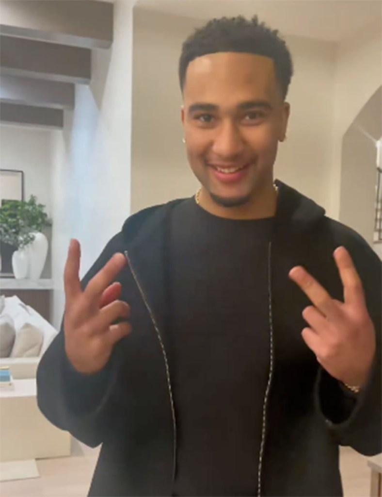 Texans quarterback C.J. Stroud showed off his new hairstyle in February 2026. 