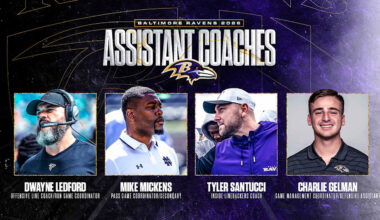 Ravens Announce Four Assistant Coach Hires