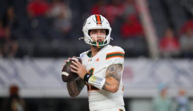 Carson Beck's path to NFL draft; meets Dolphins at combine