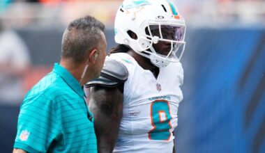 Dolphins' Alexander Mattison recovering from neck injury