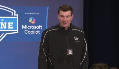 Fernando Mendoza meets with Raiders at NFL combine as projected No. 1 Pick