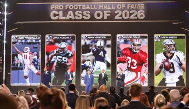 Pro Football Hall of Fame Class of 2026 revealed at 'NFL Honors'
