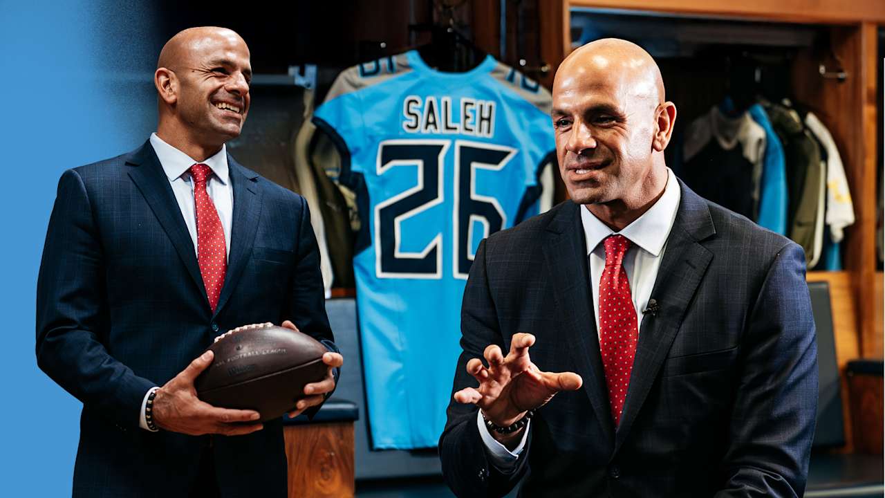Inside Robert Saleh's First Day as Titans Head Coach