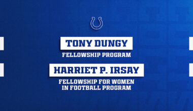 Colts accepting resumes for both Tony Dungy and Harriet P. Irsay Fellowship Programs