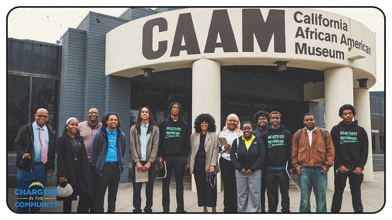 Chargers Celebrate Black History Month With CAAM Museum Visit, Panel Representative