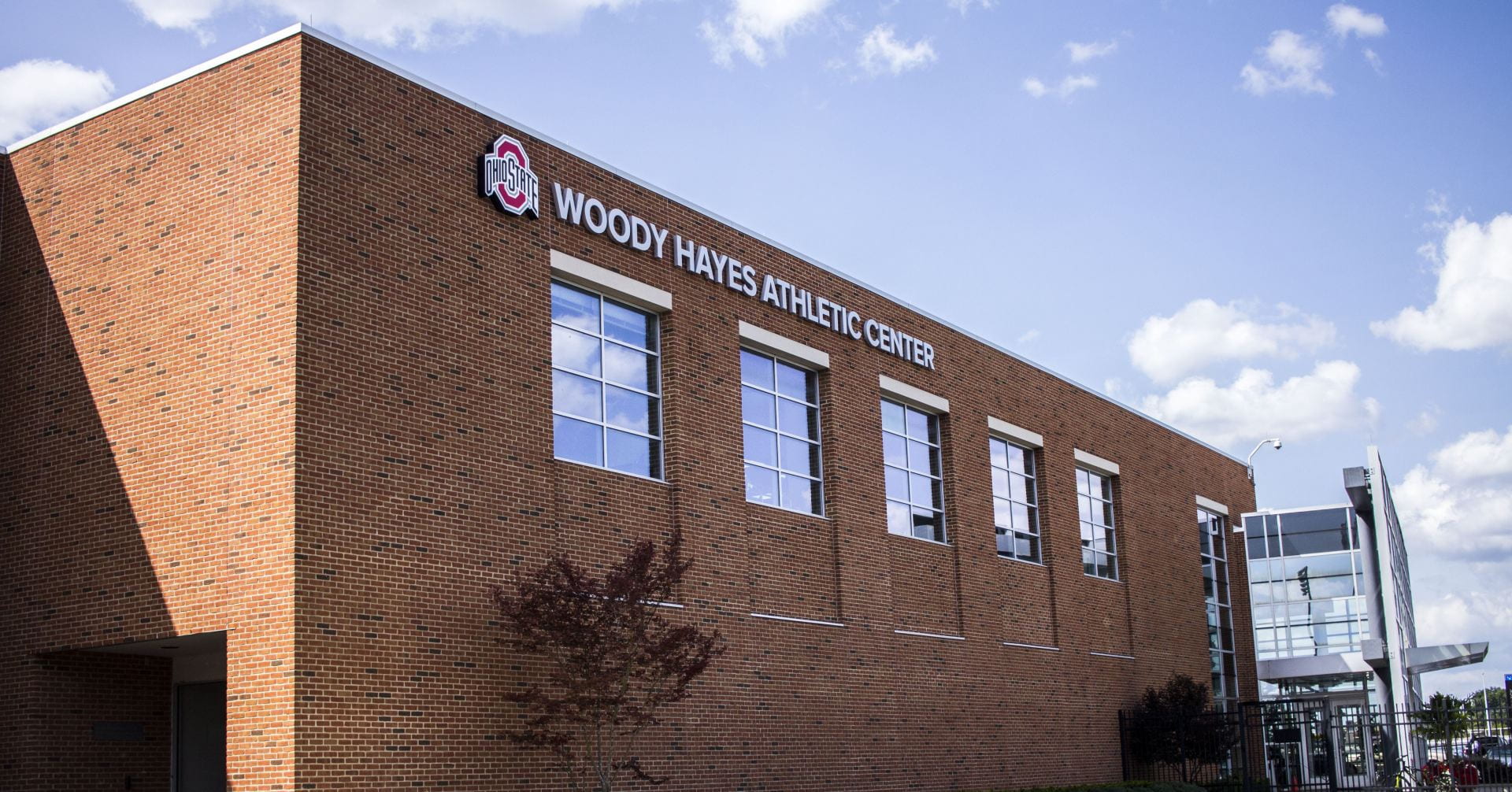 The Woody Hayes Athletic Center serves as the daily home for Ohio State football, where preparation begins long before kickoff inside the program’s fueling zone. Photo Credit: Sandra Fu