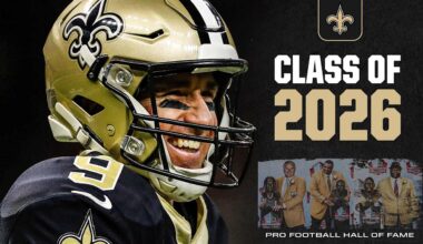 Saints Legends Welcome Drew Brees to Pro Football Hall of Fame