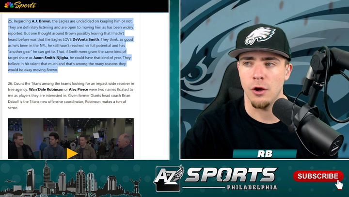 The Eagles Believe DeVonta Smith Can Turn Into The Next Jaxson Smith-Njigba If They Trade AJ Brown