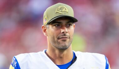 Los Angeles Rams quarterback Jimmy Garoppolo