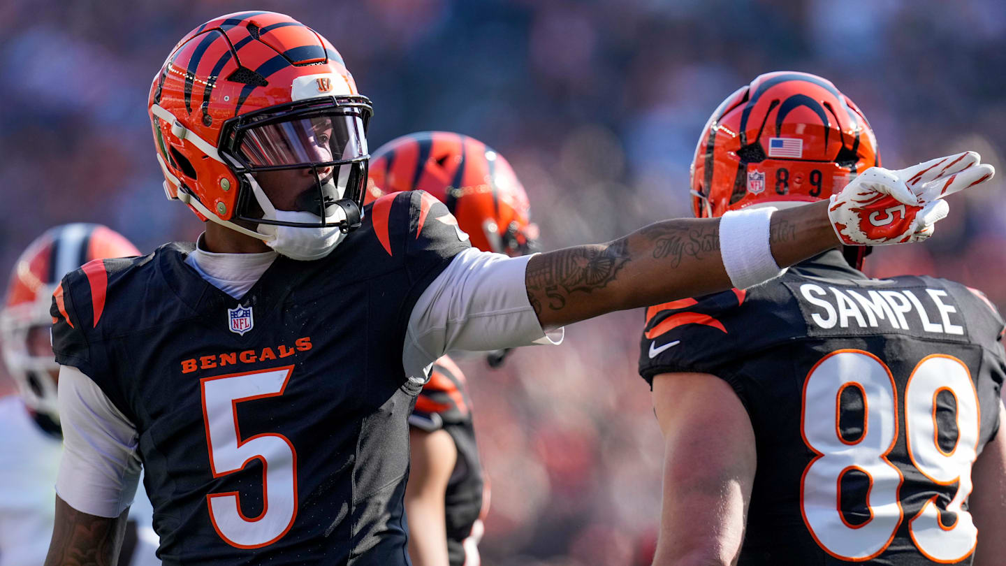 Bengals Star Tee Higgins Swaps Jerseys With NBA Superstar