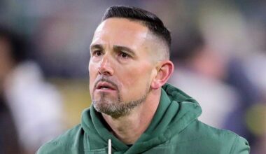 Green Bay Packers head coach Matt LaFleur