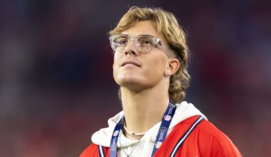 New York Giants quarterback Jaxson Dart