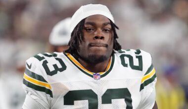 Green Bay Packers running back Emanuel Wilson
