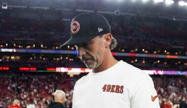 San Francisco 49ers head coach Kyle Shanahan