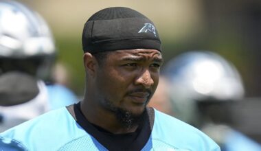 Carolina Panthers linebacker Trevin Wallace