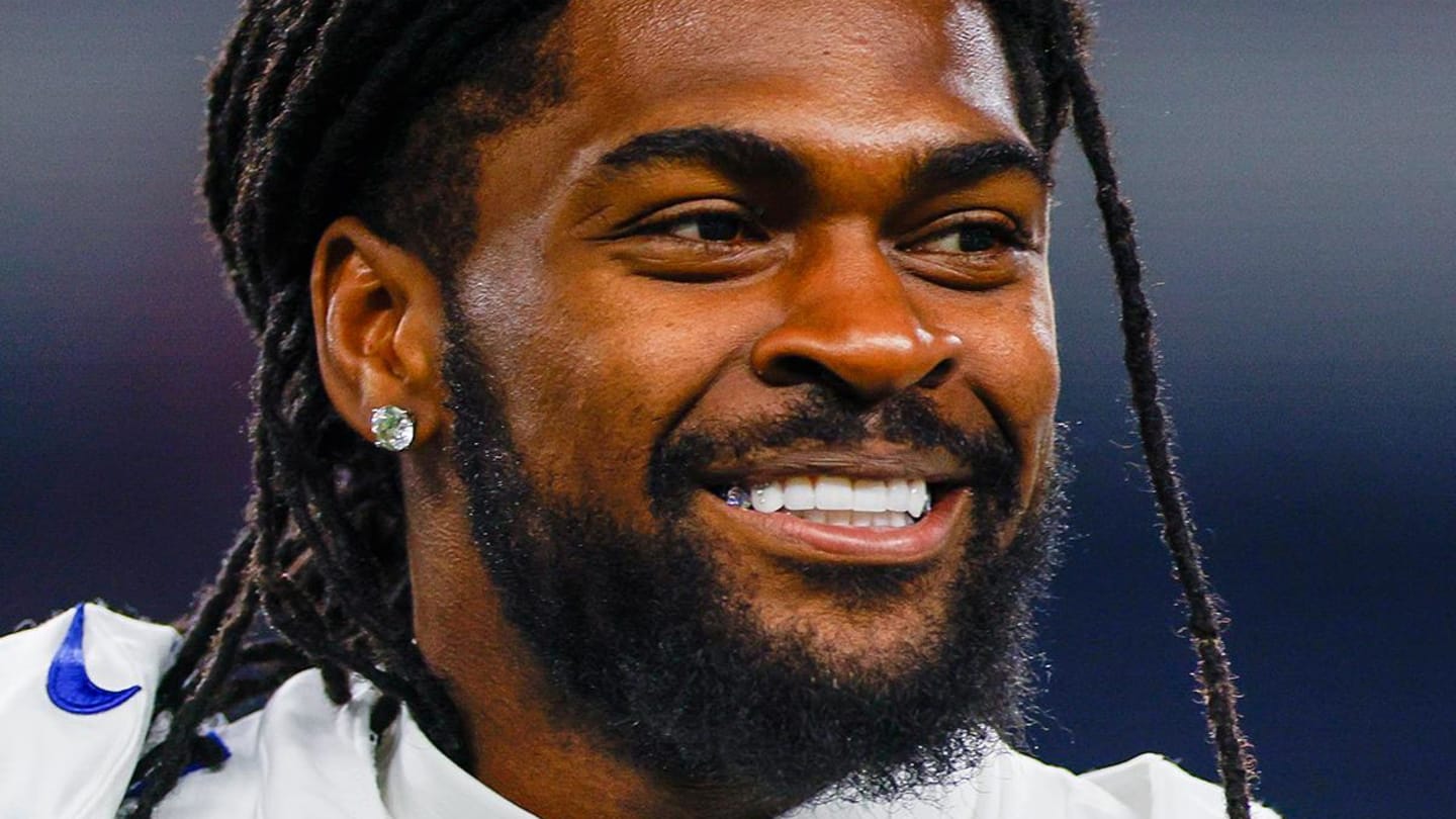 Former Dallas Cowboys cornerback Trevon Diggs smiling