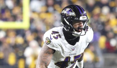 Baltimore Ravens linebacker Mike Green