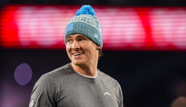 Los Angeles Chargers quarterback Justin Herbert