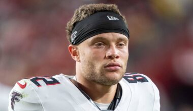 Atlanta Falcons wide receiver Casey Washington