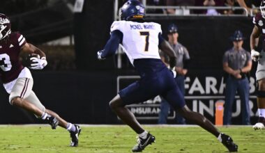 Dec 30, 2023; Tucson, AZ, USA; Toledo Rockets safety Emmanuel McNeil-Warren (22) against the Wyoming Cowboys in the Arizona Bowl at Arizona Stadium. Mandatory Credit: Mark J. Rebilas-USA TODAY Sports