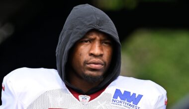 Washington Commanders defensive end Dorance Armstrong Jr.