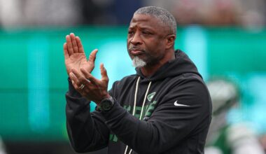 New York Jets head coach Aaron Glenn