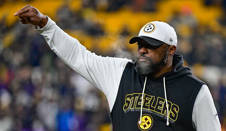 Steelers head coach Mike Tomlin.
