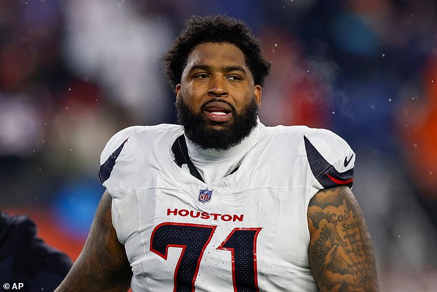 The Browns have agreed to acquire offensive tackle Tytus Howard from the Texans