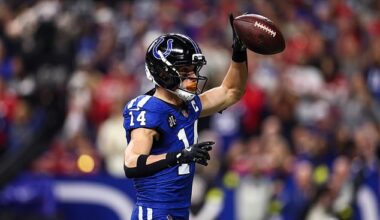 Alec Pierce has agreed to a huge four-year deal worth $116million with the Indianapolis Colts