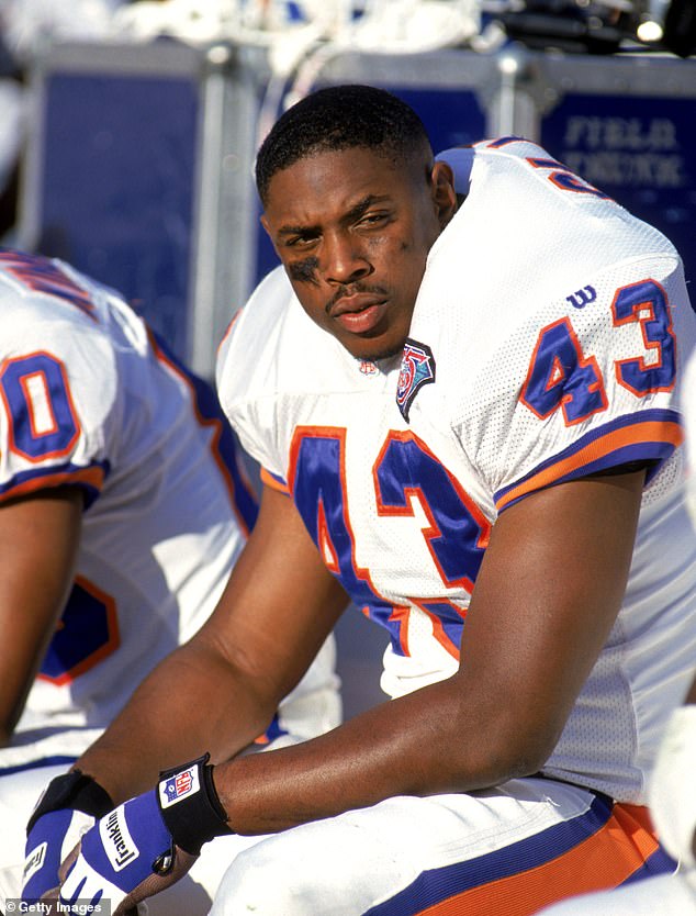 Although he played in only one NFL season, Derrick Clark still scored three touchdowns